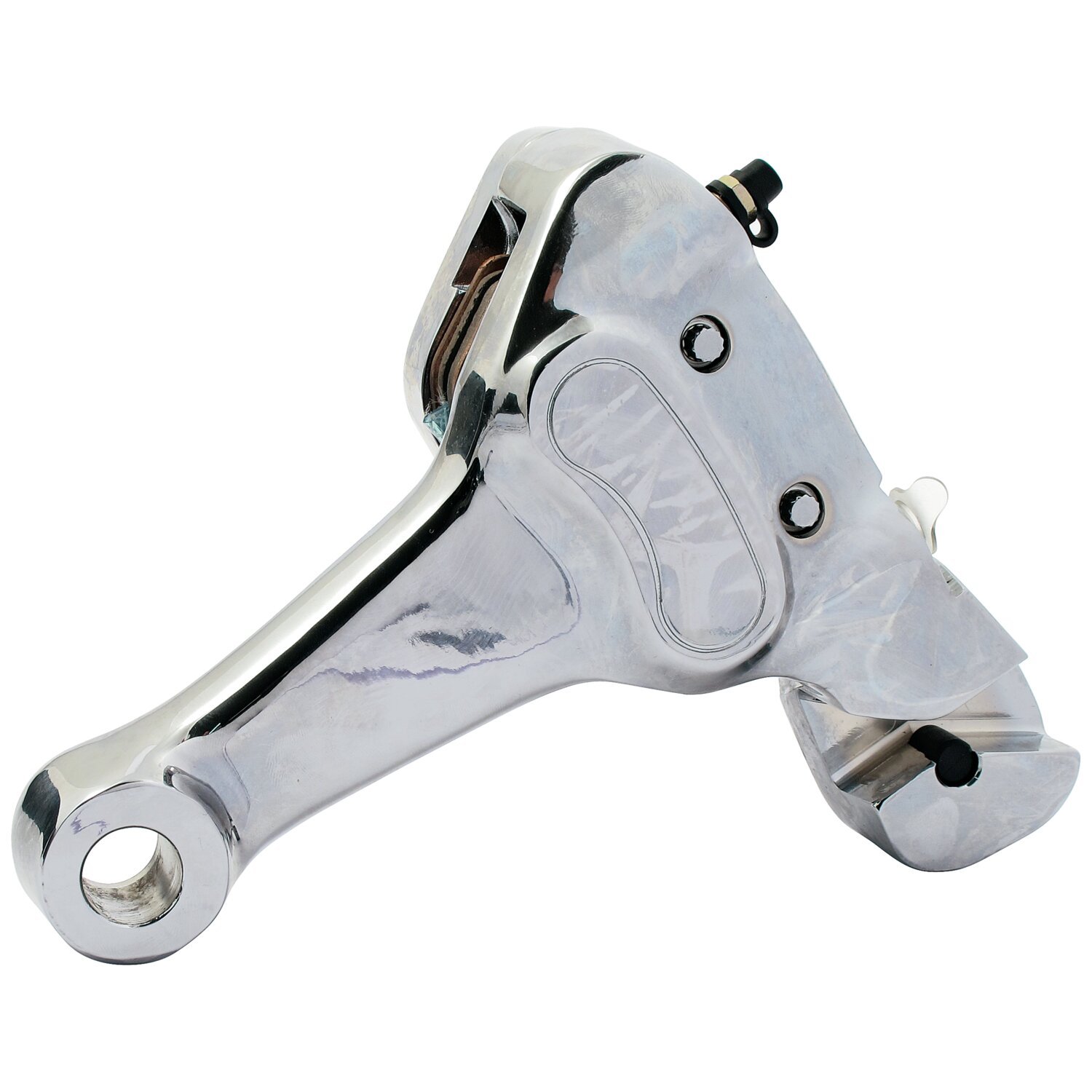 Brake caliper & bracket assy, rear, Chrome