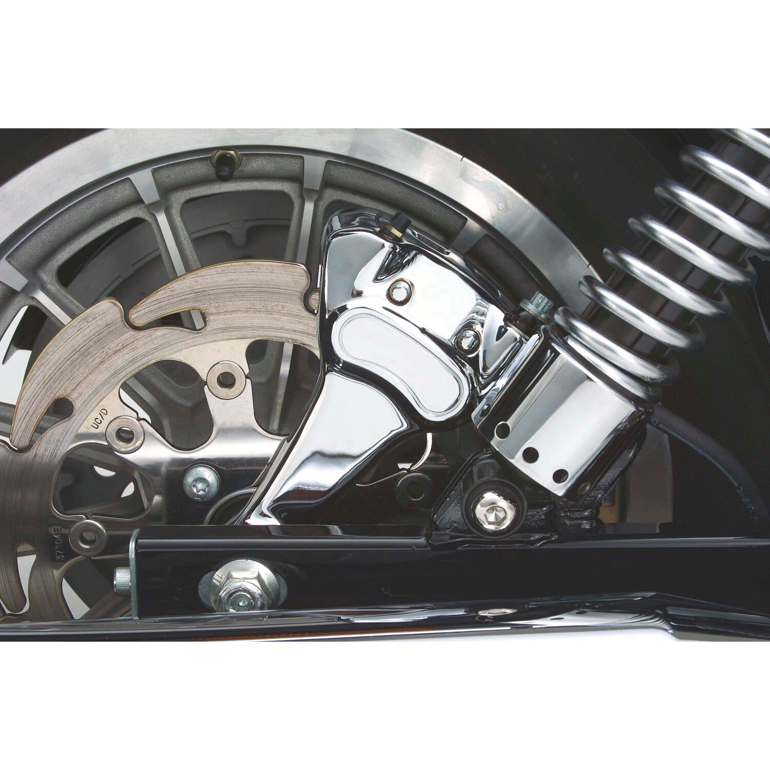 Brake caliper & bracket assembly, rear