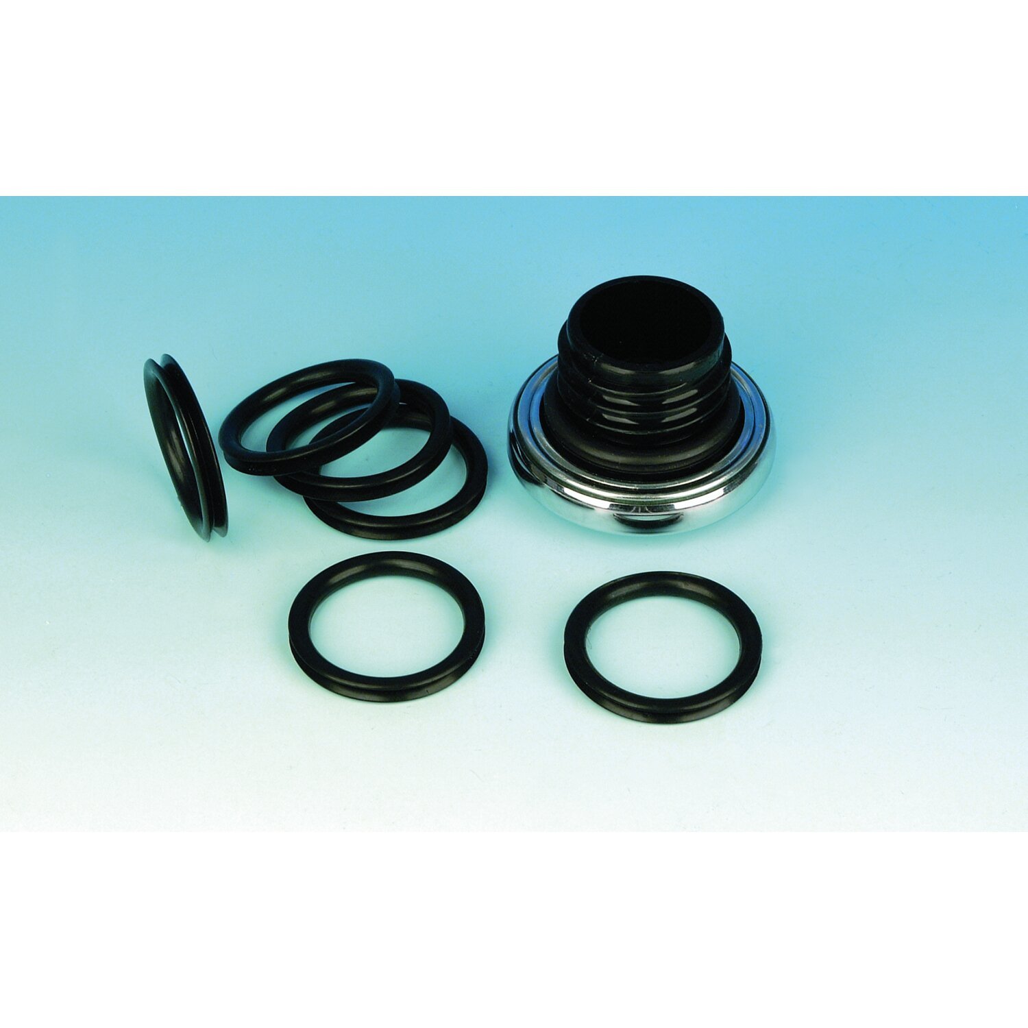 James, 83-up gas cap gaskets, Black