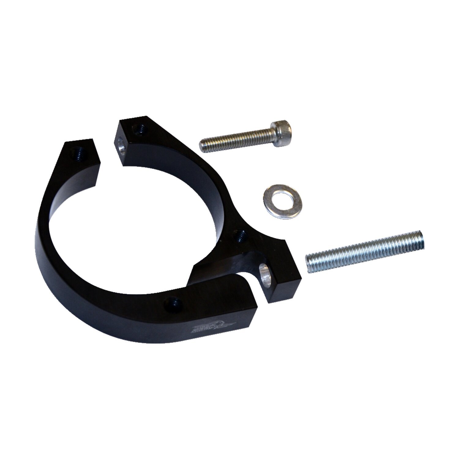 Free Spirits, turn signal fork mount kit. 41mm, Black, Matte