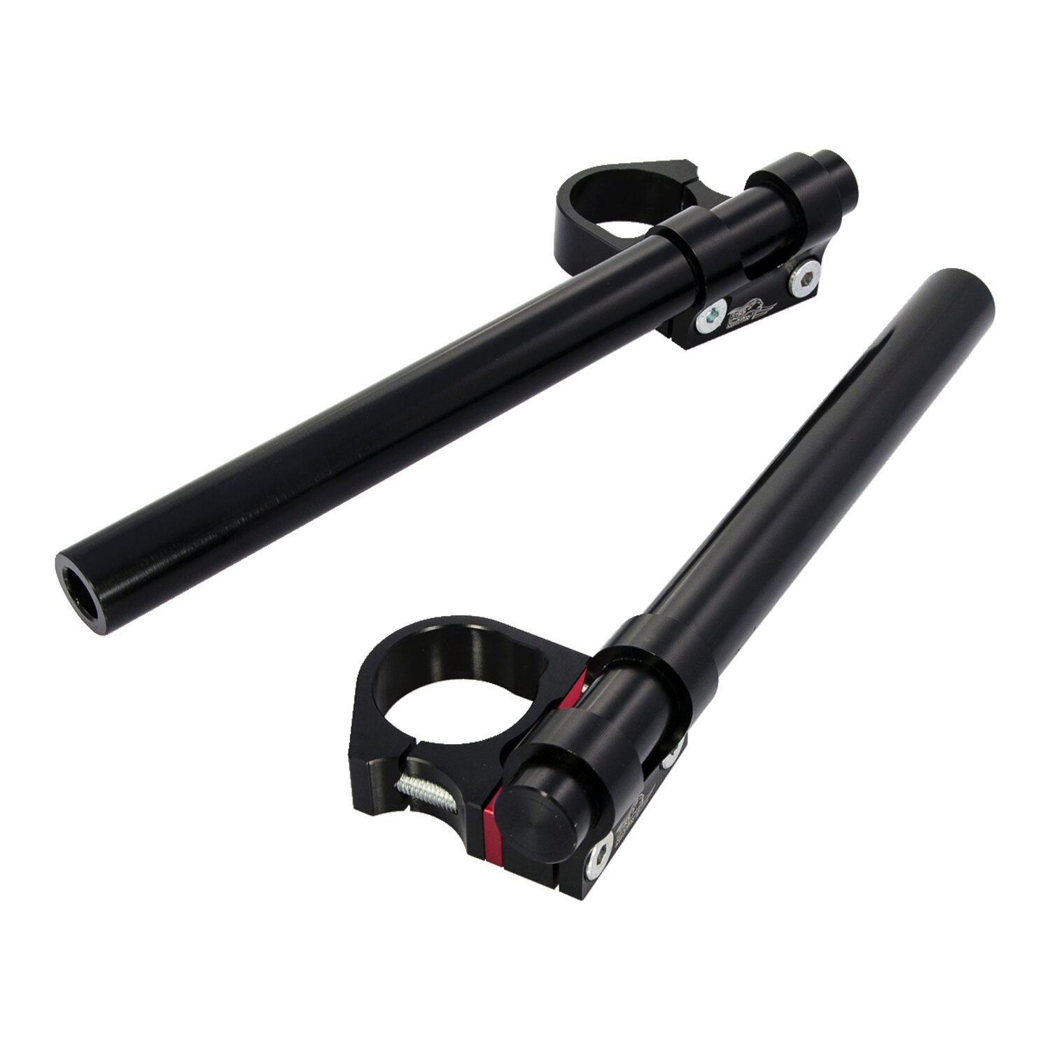 Free Spirits, clip-ons. 41mm, Black, Anodized