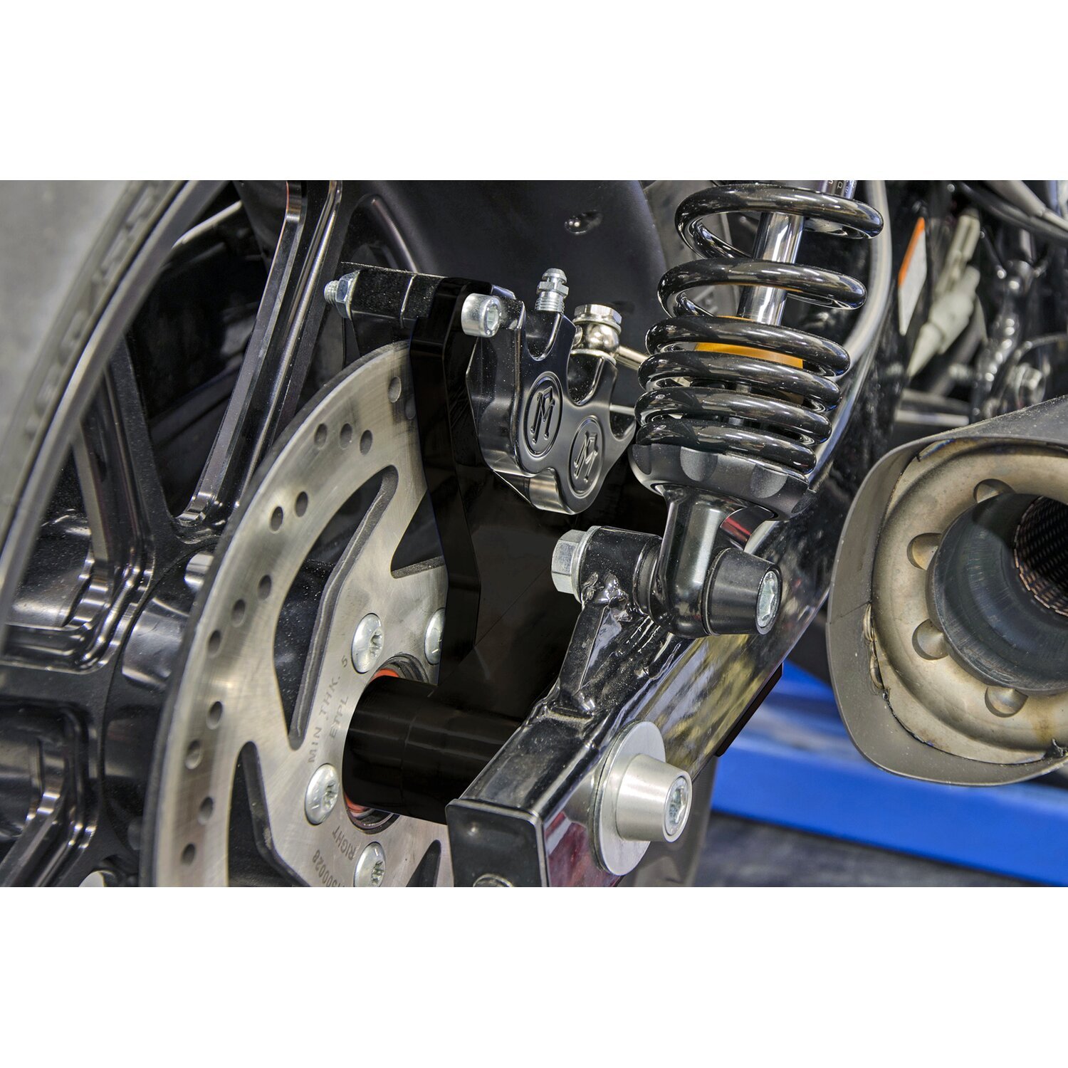 Free Spirits, XG caliper bracket. Rear, Black, Matte