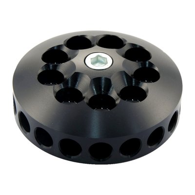 Replaces the stock plastic transmission pulley cover and pulley guard. The optional pulley guard is advised for both safety and to add better looks since the overall impression of the bike is determined by the details. Installation hardware included. Manufactured from black anodized CNC precision machined billet aluminum. 
Note: Use with 911368 Boomerang pulley guard (must be ordered separately). 
Note: Comes with approval. Check your local MCS dealer or the MCS sales department for exact type of approval and validity on bike model and years on the test report.