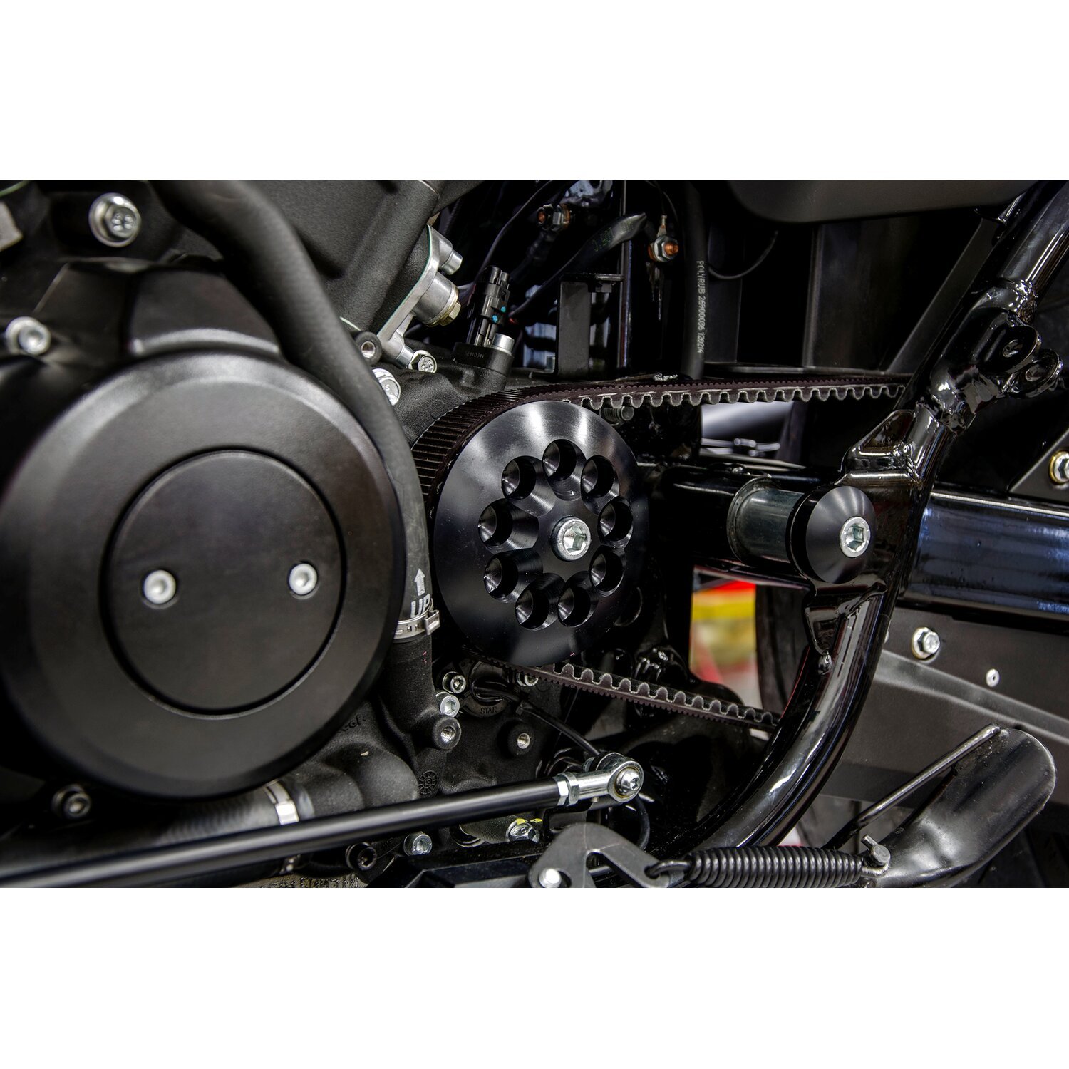 Free Spirits X-spider pulley cover, Black, Matte