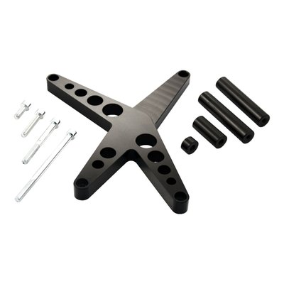 Replaces the stock plastic transmission pulley pulley guard. Black anodized CNC machined aluminum. 
Note: Use with 911366 Boomerang pulley cover, which must be ordered separately. 
Note: Comes with approval. Check your local MCS dealer or the MCS sales department for exact type of approval and validity on bike model and years on the test report.