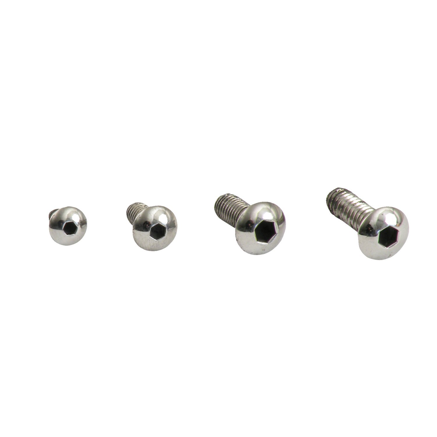 Buttonhead bolt pol. ss 10/24 x 5/8, Polished