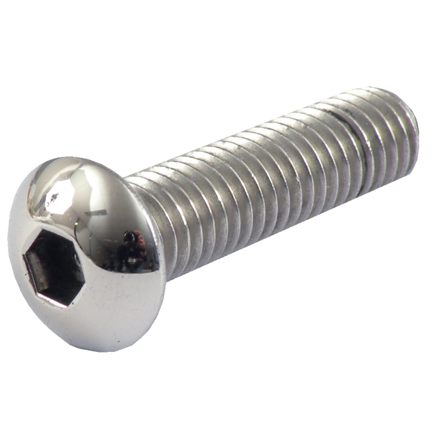 Buttonhead bolt pol. ss 1/2-13 x 1 1/4, Polished
