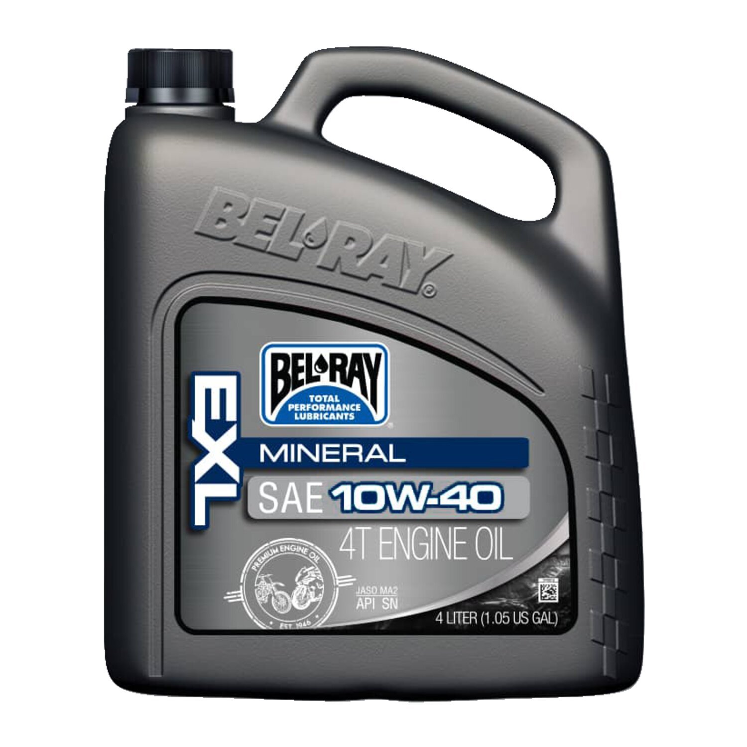 Bel-Ray EXL mineral 4T engine oil 10W-40. 4L