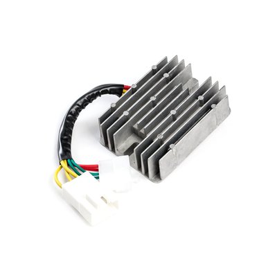 An OEM style rectifier-regulator that is a plug n play replacement for Honda CBR1100XX street bikes with OE# CBR1100XX Blackbird. *Rick's modern design eliminates the use of the OE sensor wire.