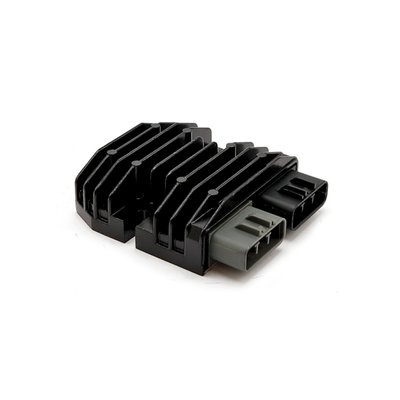 OEM style Suzuki rectifier-regulator; this aftermarket rec/reg is made with cooling Mosfet technology, just like the OEM version. It will replace OE#: 32800-26J02, 32800-26J00, 32800-26J01 and fit 2013-17 AN650 Burgman, 2016-20 GSXS1000, 2017-18 & 2020 GSXR1000, and 2019-20 LTA500X King Quad, 2019-20 LTA750X King Quad.
