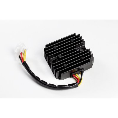 OEM style Kawasaki rectifier-regulator: Rick's design eliminates the OE brown wire.
