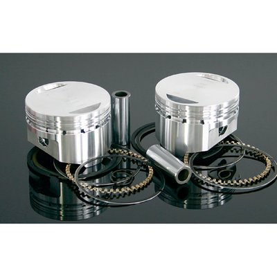 Stock replacement forged piston kit. Stock 8.5:1 compression ratio. Complete with Hastings rings, circlips and wrist pins. 


Note: Will also fit Evo B.T. models equipped with Screamin' Eagle cylinders heads, which will give a higher 9.5:1 compression ratio.
