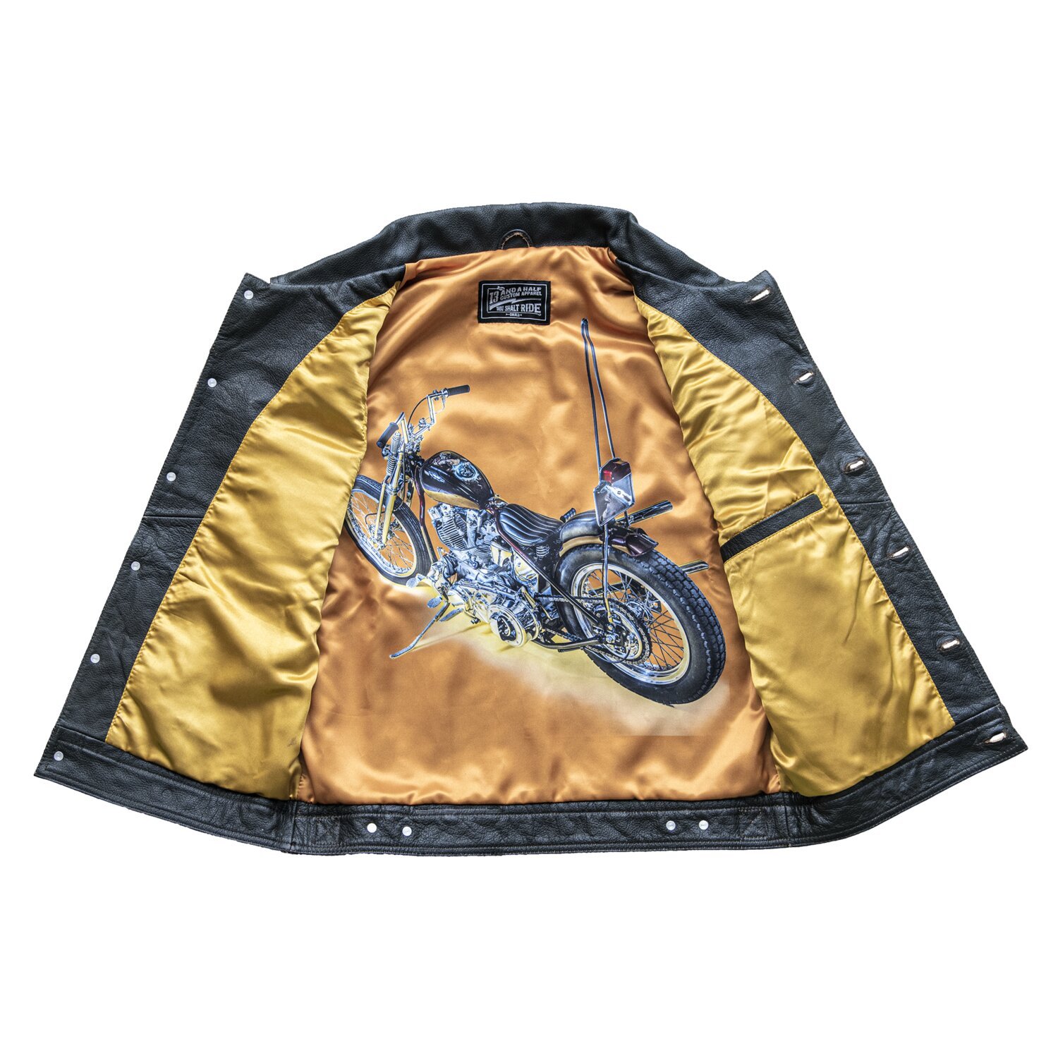 13 1/2 Blood Moon leather vest, Black, S