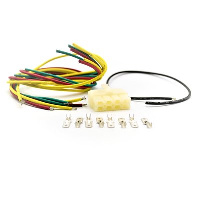 This is a connector set with terminals & wire for the mate to the rectifier-regulator connector for part# 912150 & 911997.