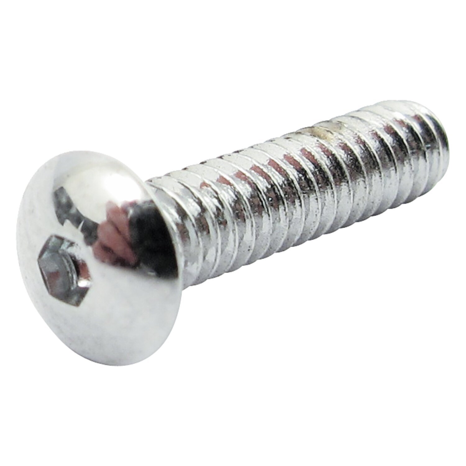 4/40 x 1/2 inch buttonhead bolt chr, Chrome