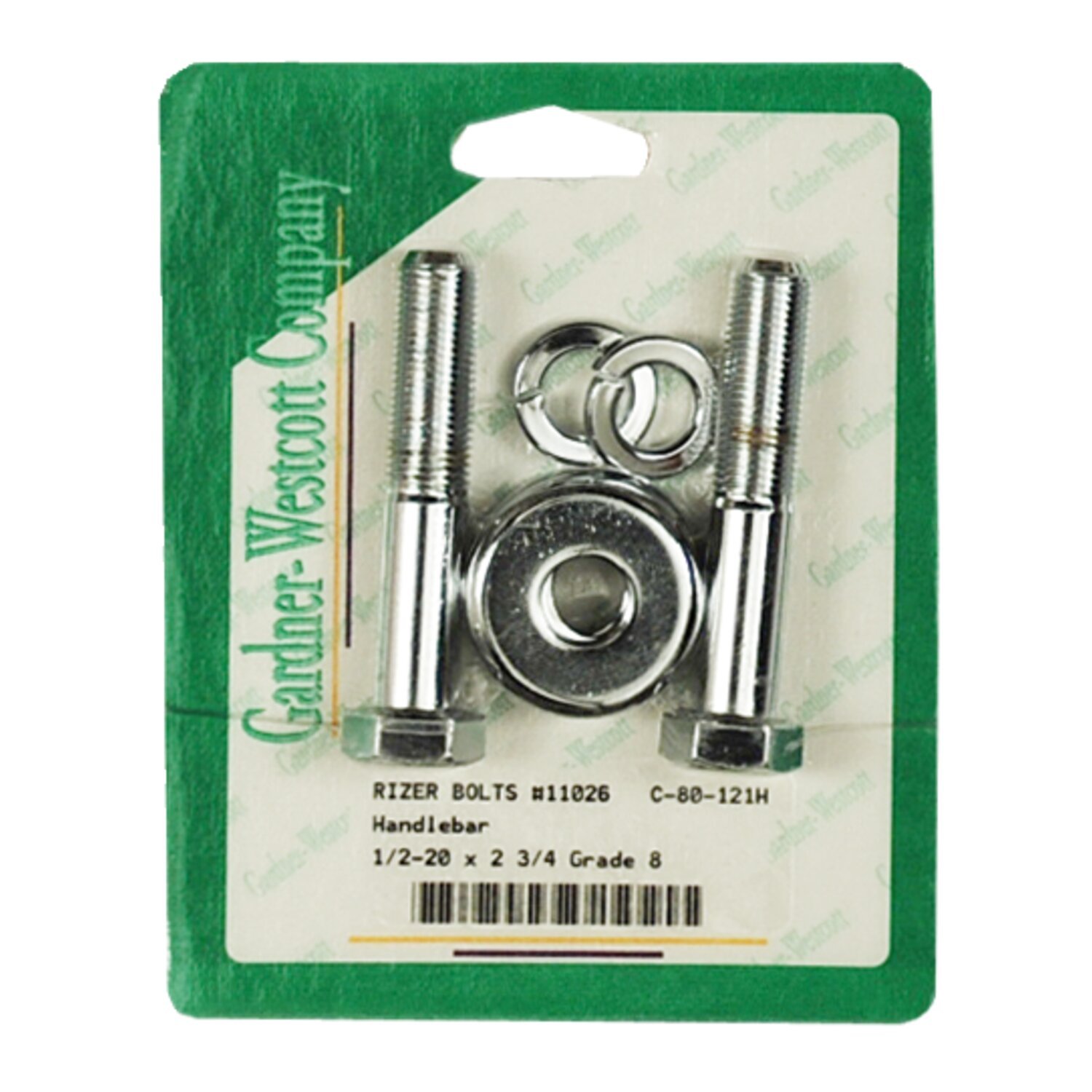 Riser bolt kit 1/2-20 x 2-3/4 inch hex