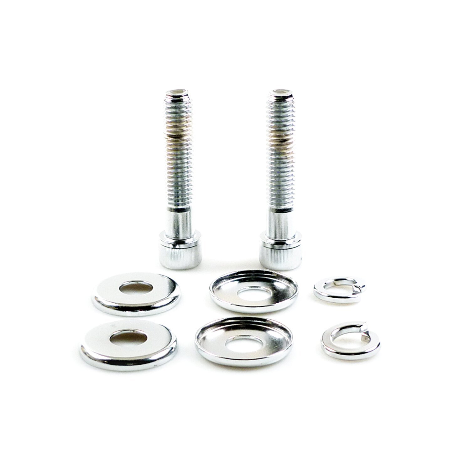 Riser bolt kit 1/2-13 x 2-1/2 inch allen, Silver, Chrome