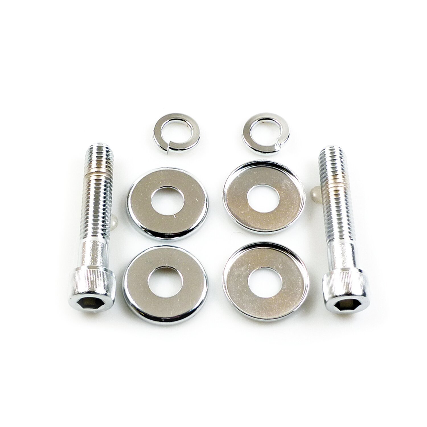 Riser bolt kit 1/2-13 x 2-1/2 inch allen, Silver, Chrome