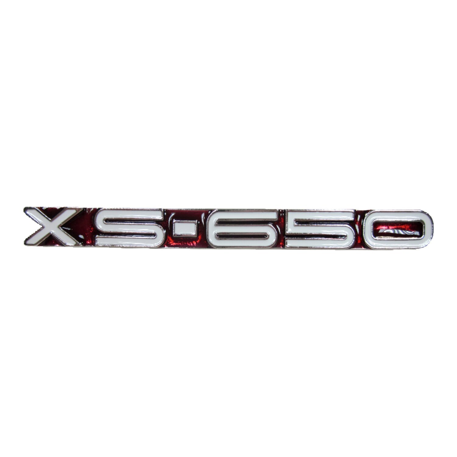 Yamaha side cover emblem, Red