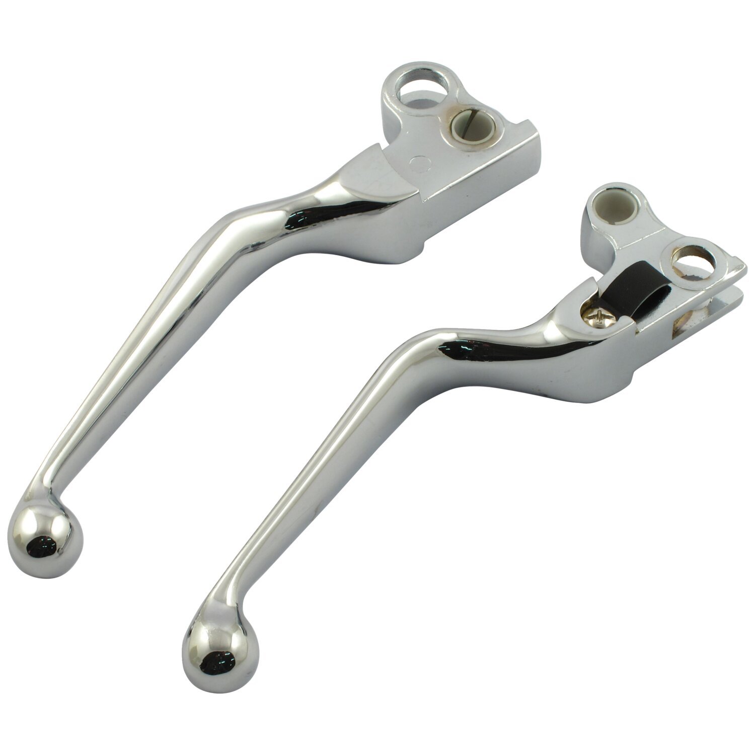 Handlebar lever set, 93-up style, Chrome