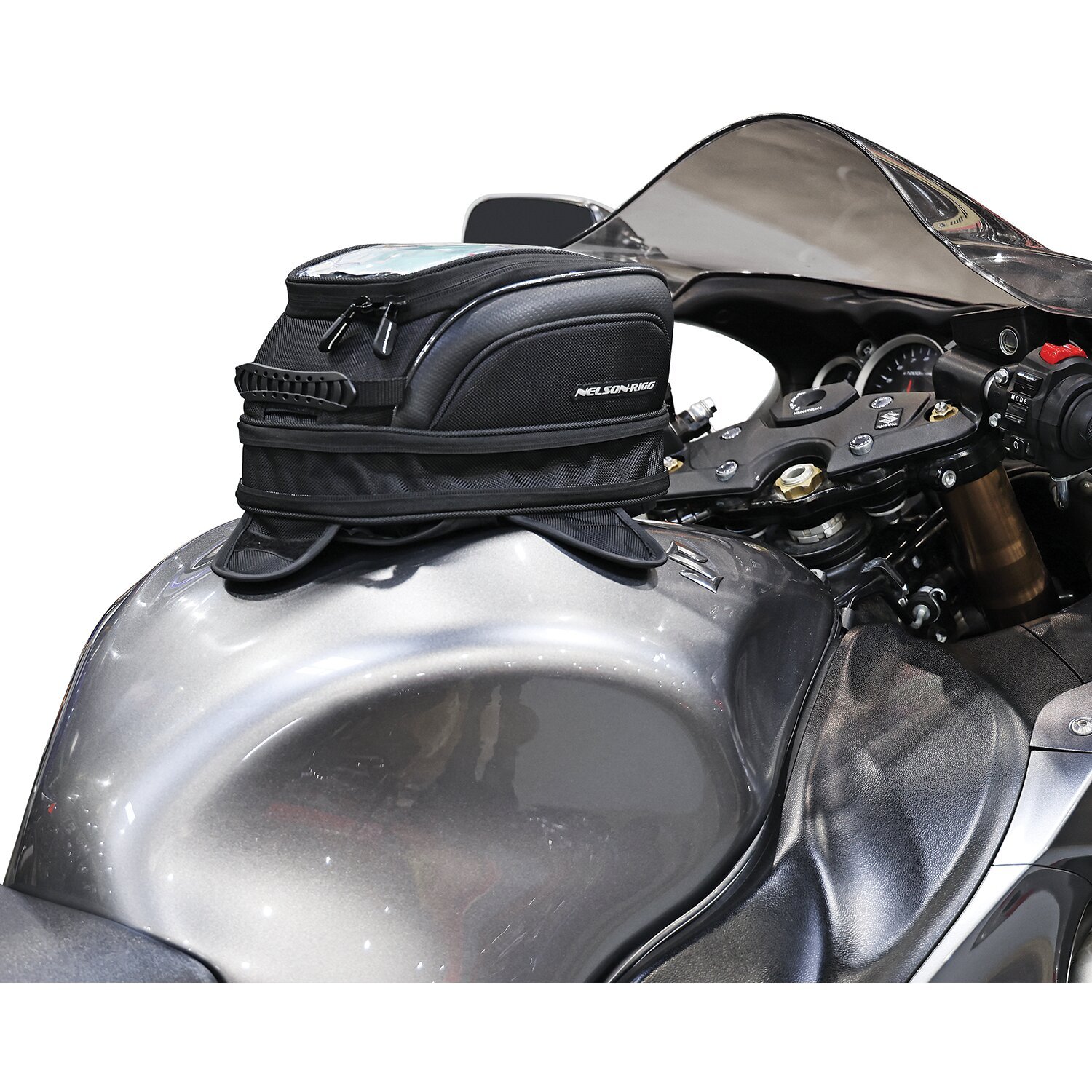 Nelson-Rigg, Commuter lite magnetic/strap tank bag. 5.8L