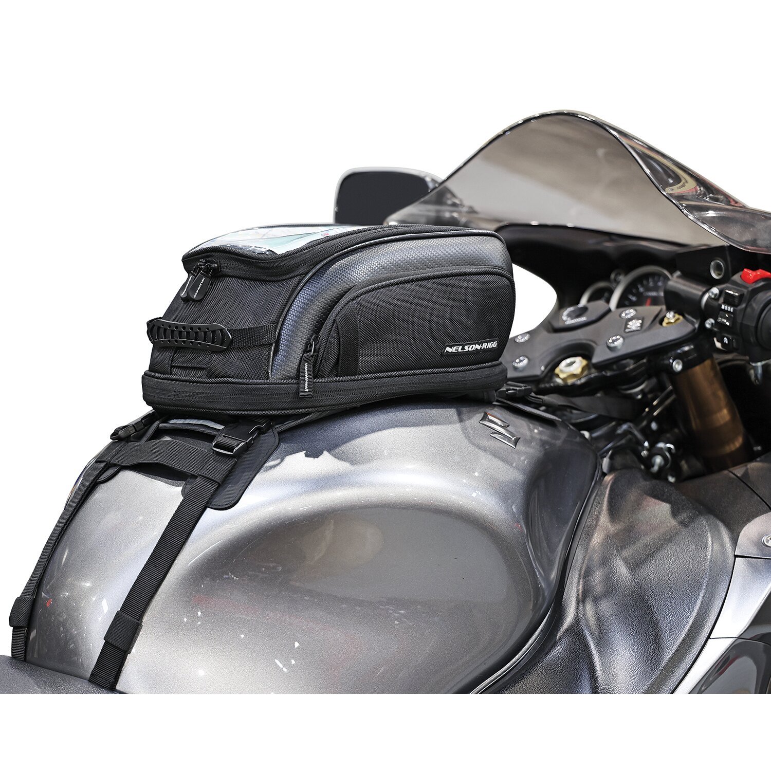 Nelson-Rigg, Commuter sport magnetic/strap tank bag. 10L