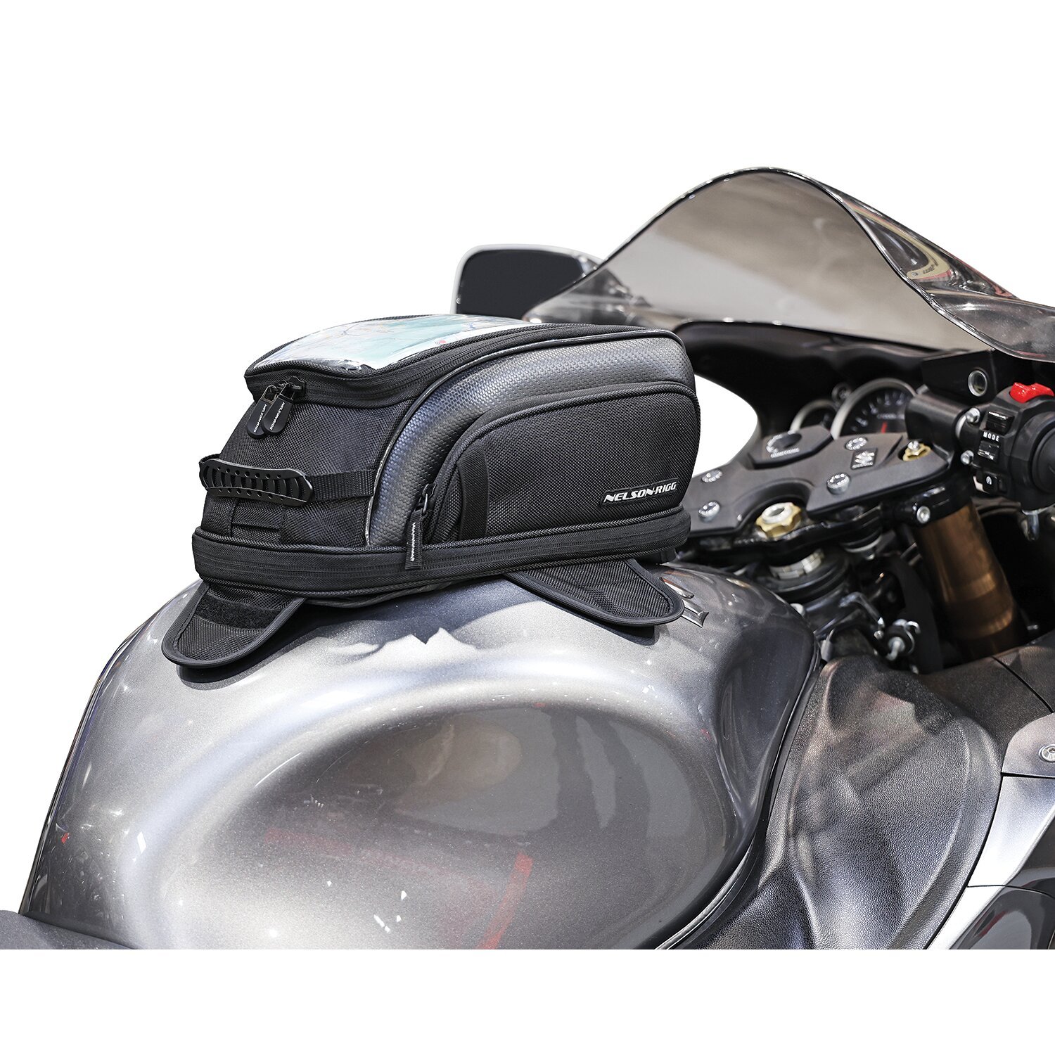 Nelson-Rigg, Commuter sport magnetic/strap tank bag. 10L