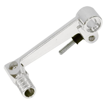 Forged from super tough aircraft grade 6061 T6 aluminum alloy. Folding tip reduces crash damage. OE fitment with aggressively knurled tip for slip free shifting.
