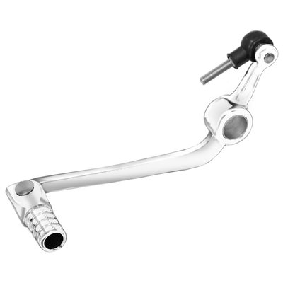 Forged from super tough aircraft grade 6061 T6 aluminum alloy. Folding tip reduces crash damage. OE fitment with aggressively knurled tip for slip free shifting.
