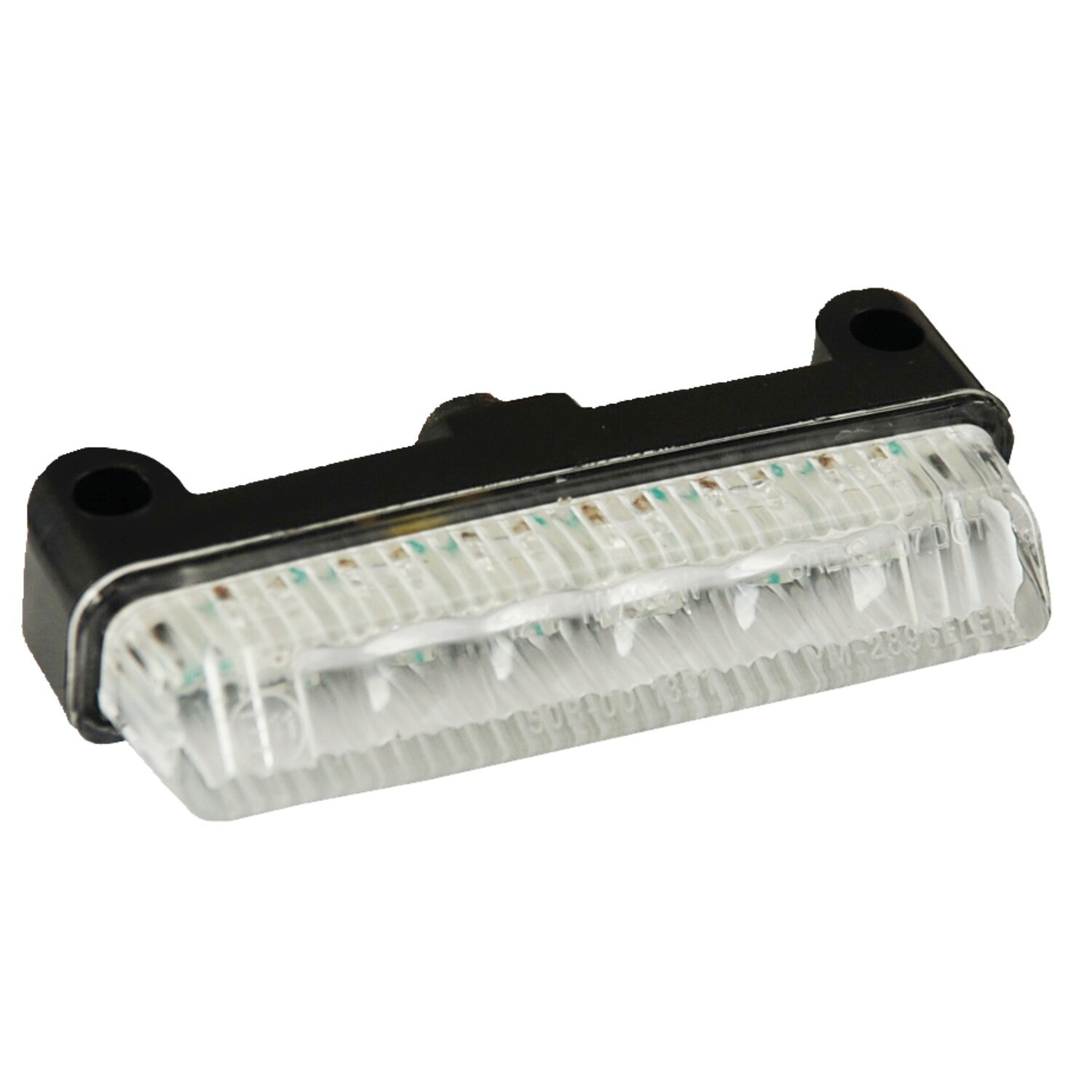Donovan, mini LED taillight. Black. Clear lens