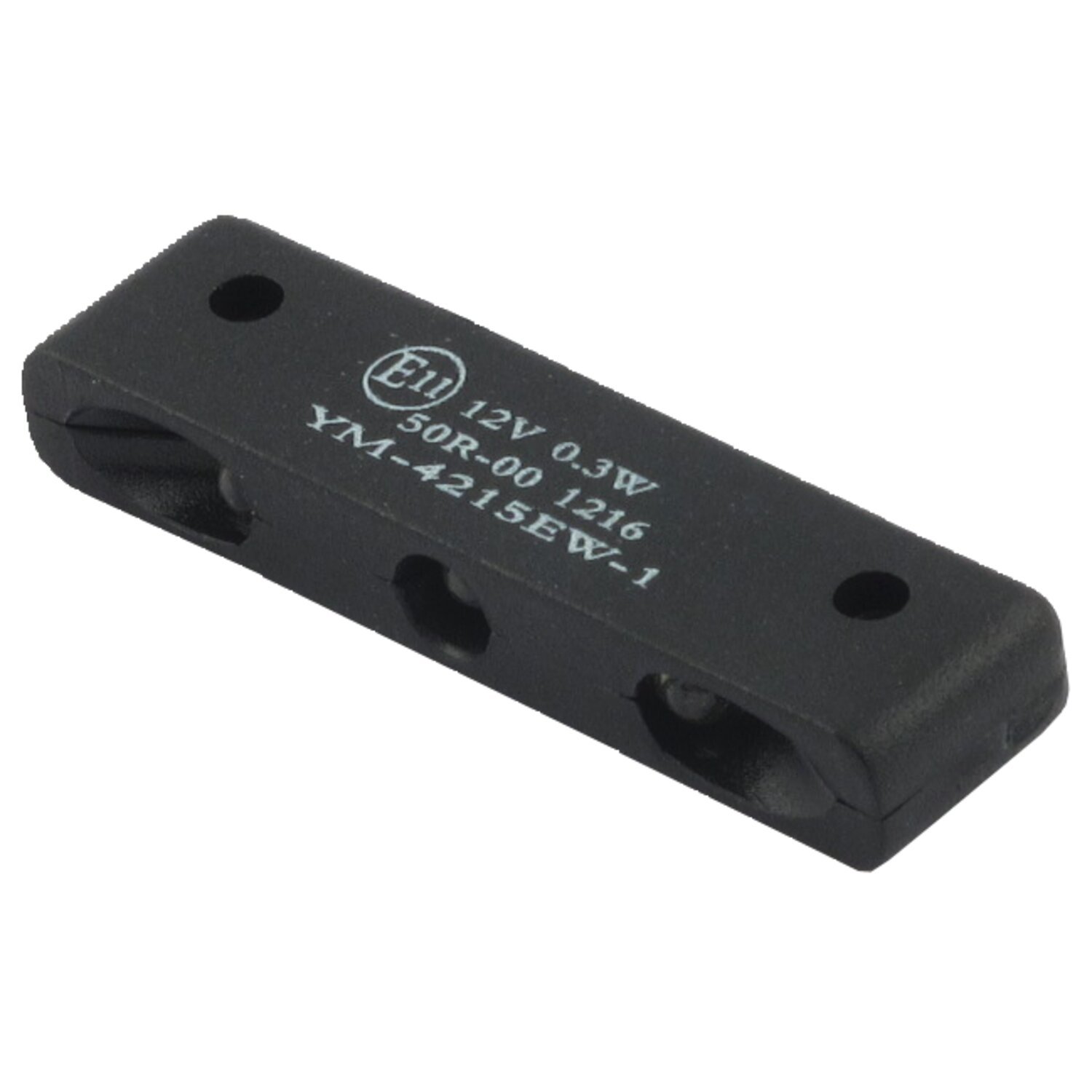 Micro LED license plate, light Black, Black