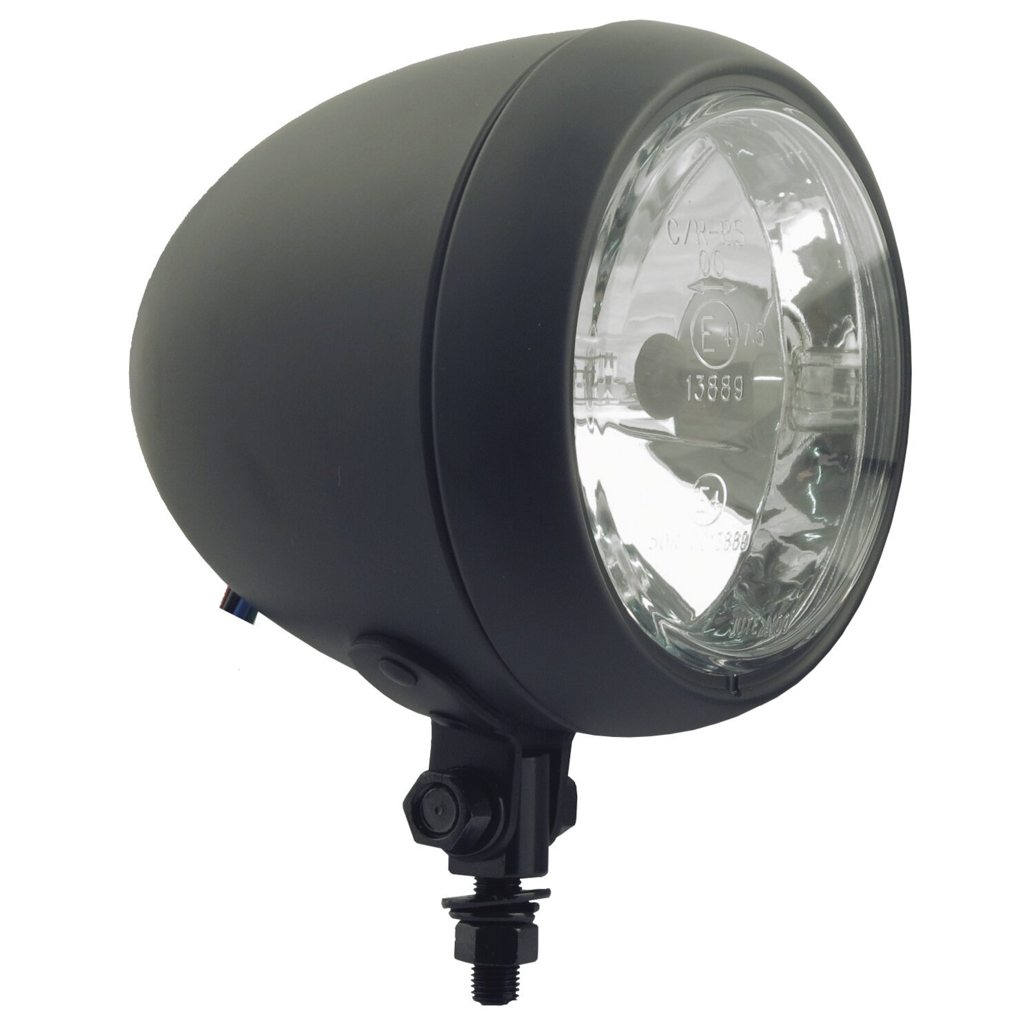 Colorado 4-1/2" HS1 headlamp. bottom mount, Black