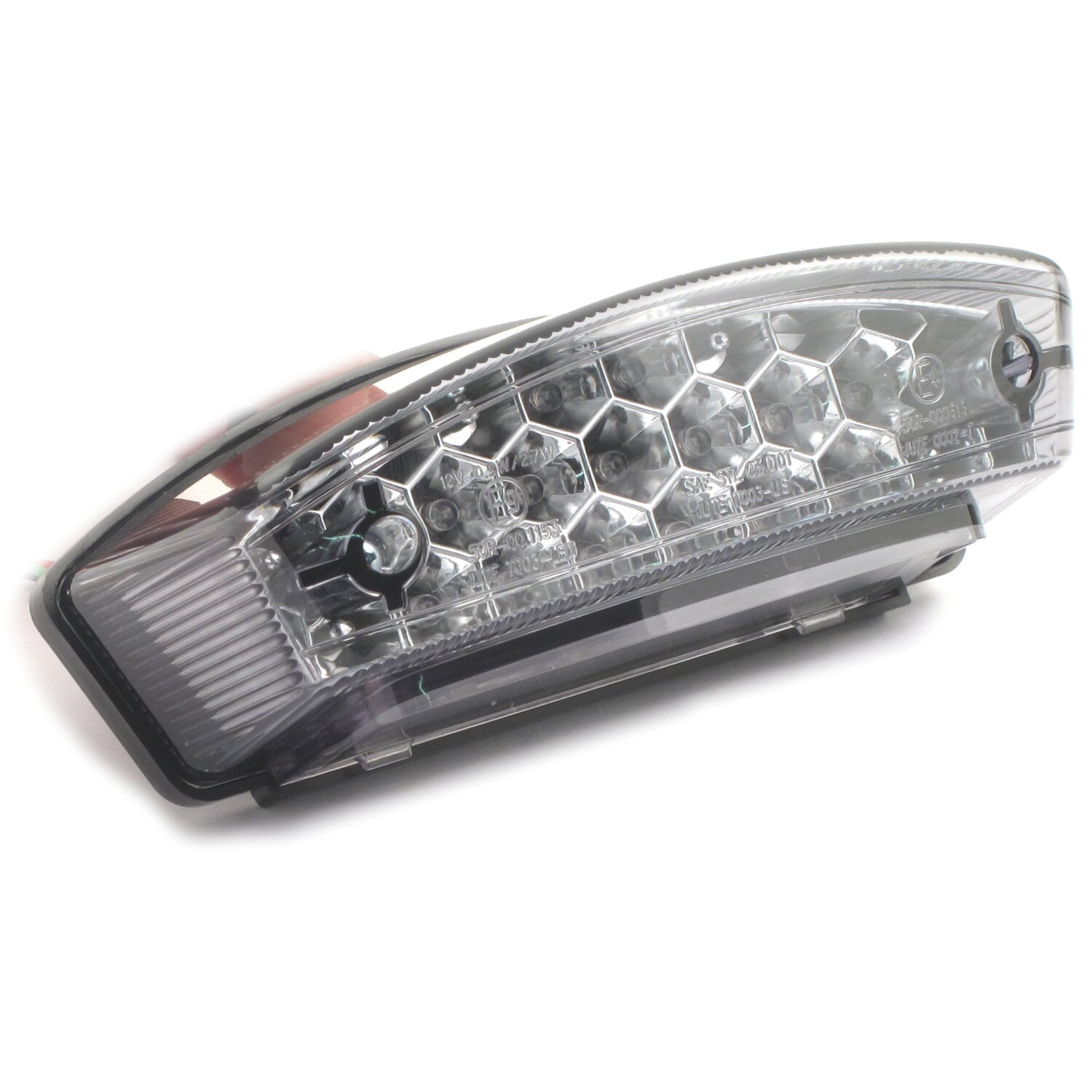 Monster LED taillight. Smoke lens, Gray