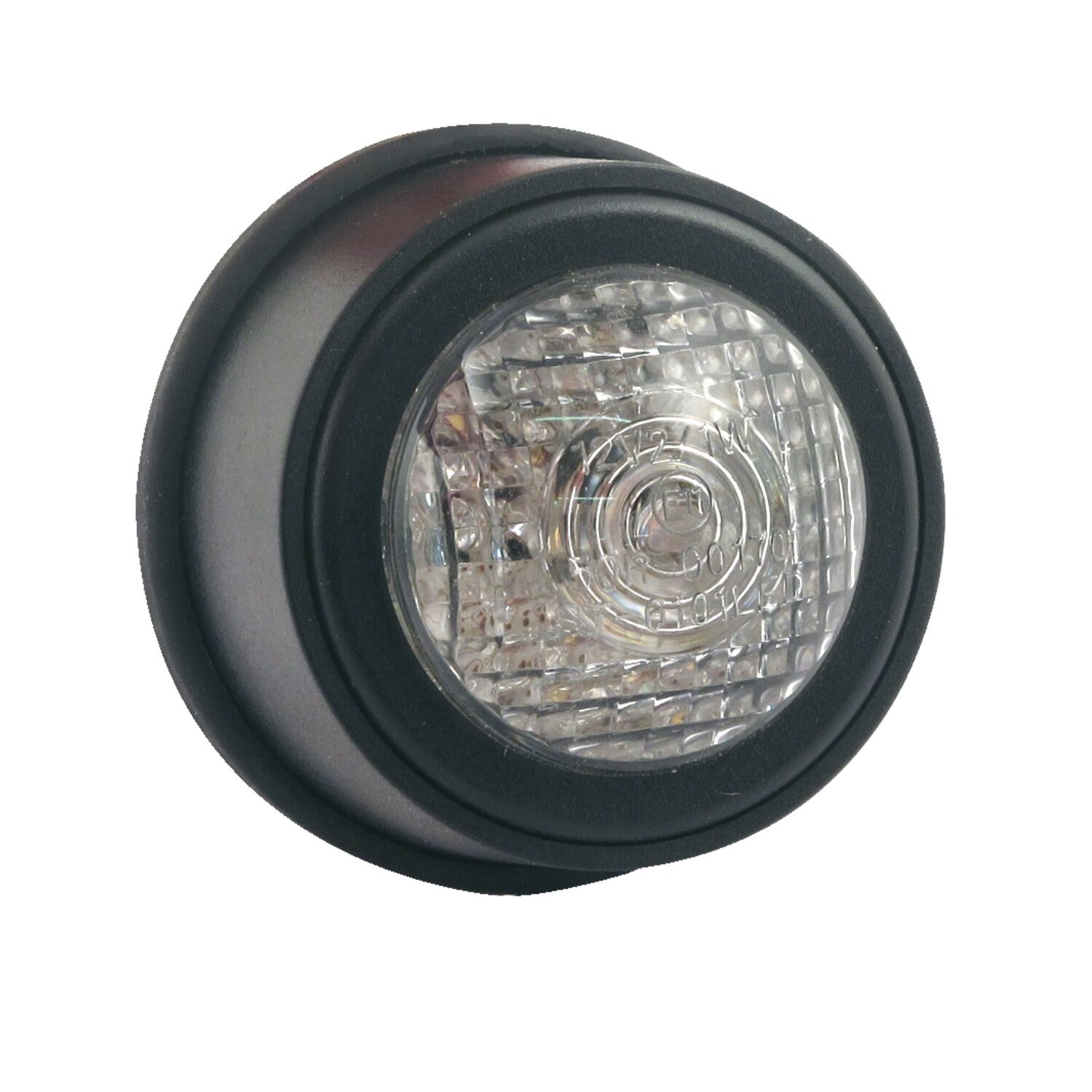 Old school LED taillight, type 2. Black. Clear lens