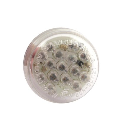 '- Clear lens 30mm diameter
- Round
- ECE approved
- M6 x 16mm long mounting bolt on rear
- No license plate illumination
- Suitable for custom applications
- Approx. dimensions 30mm diameter x 14mm deep