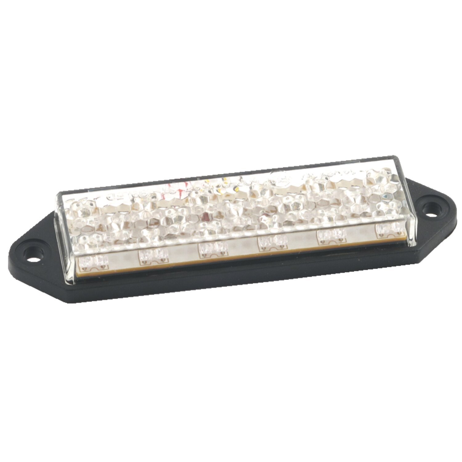 Superflat LED taillight. Clear lens, White