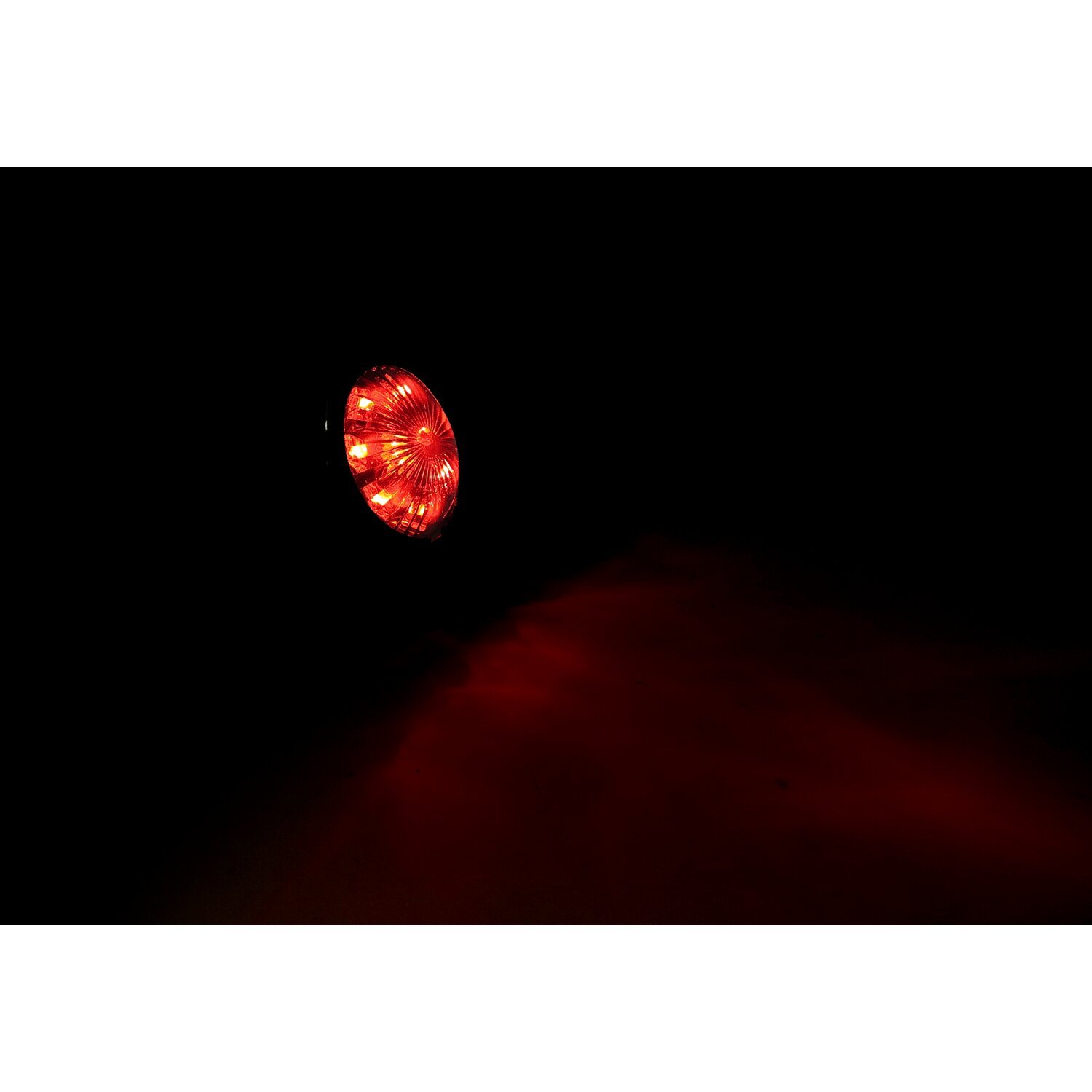 Bates style LED taillight. Chrome. Smoke lens, Gray