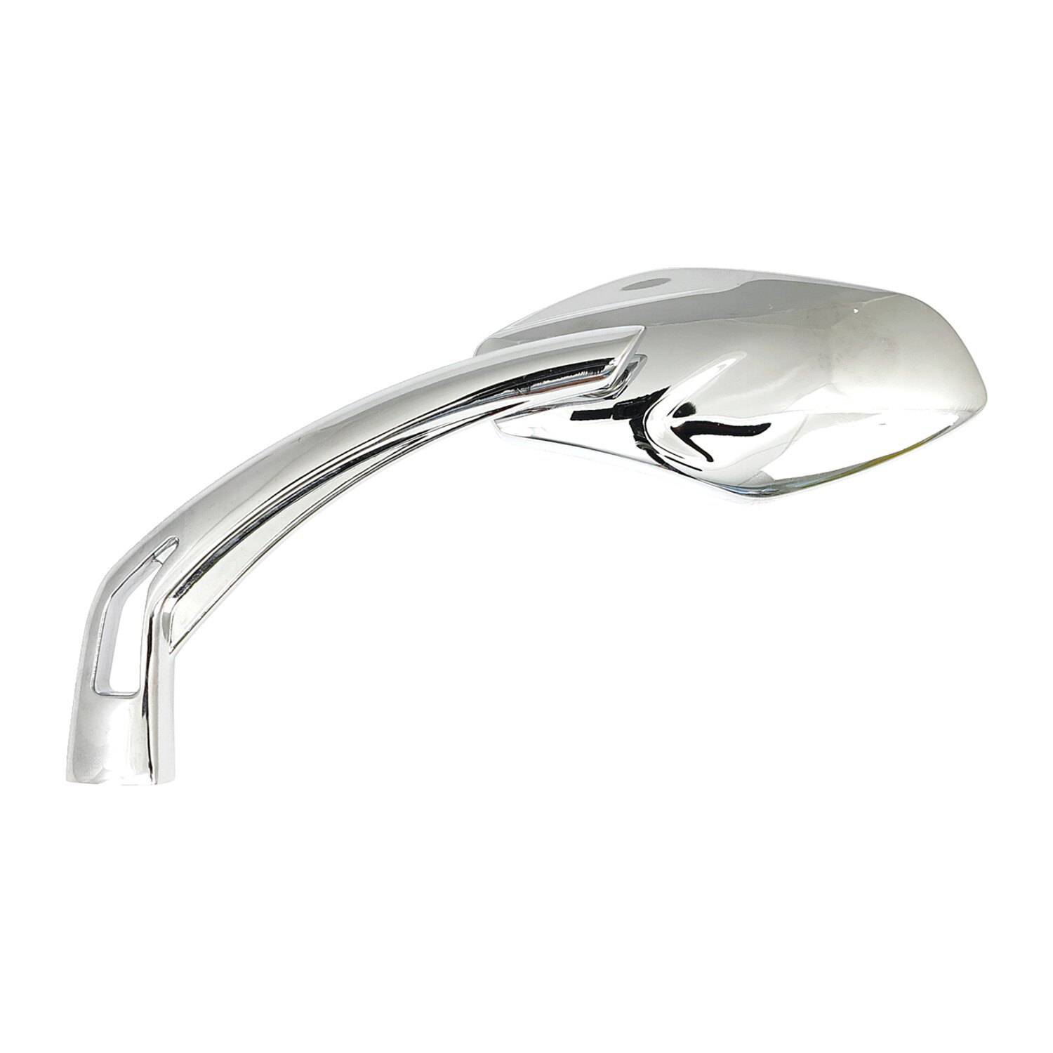 Luca mirror set, 10mm. Chrome, clear glass, Silver