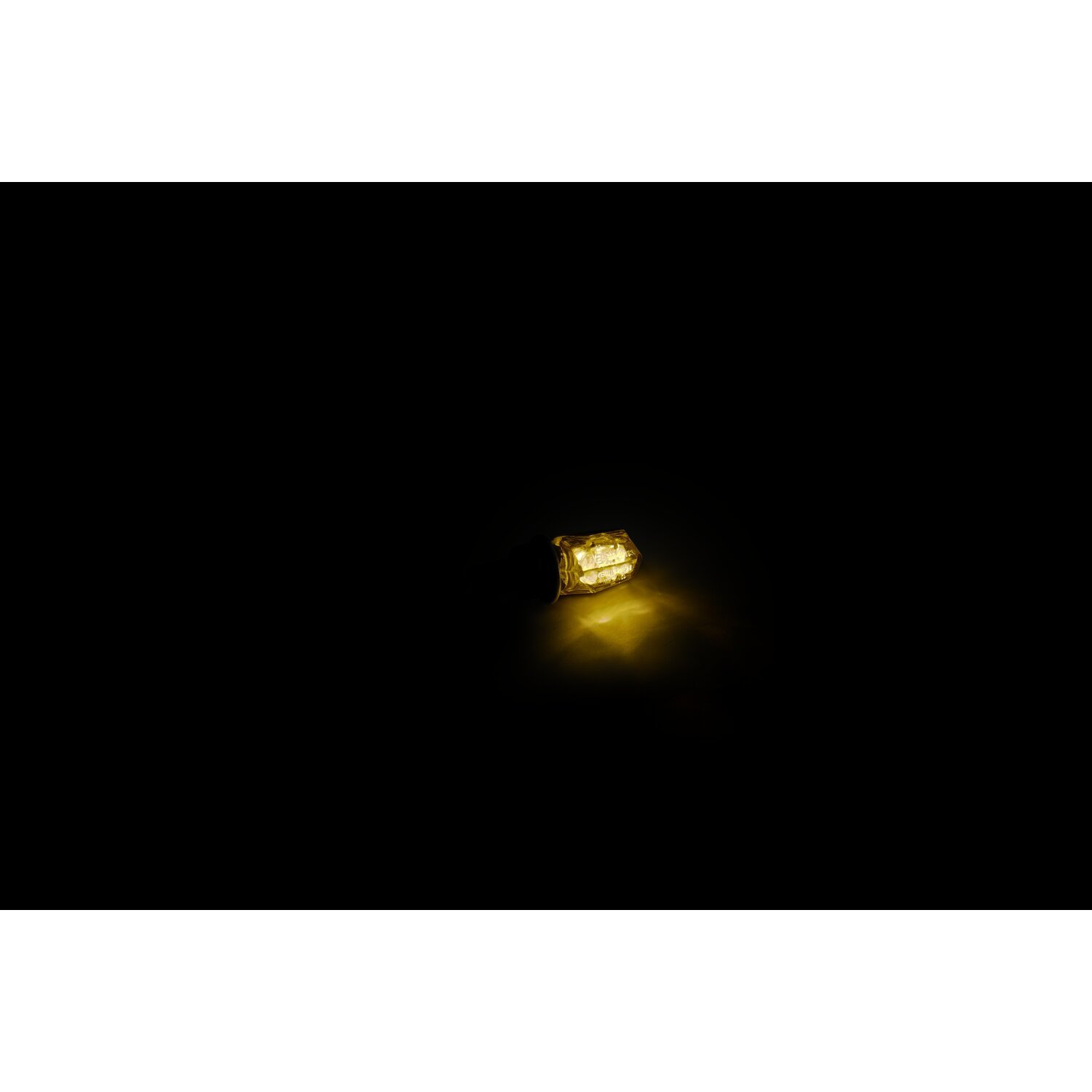 Tiny, LED turn signals. Black, smoke lens