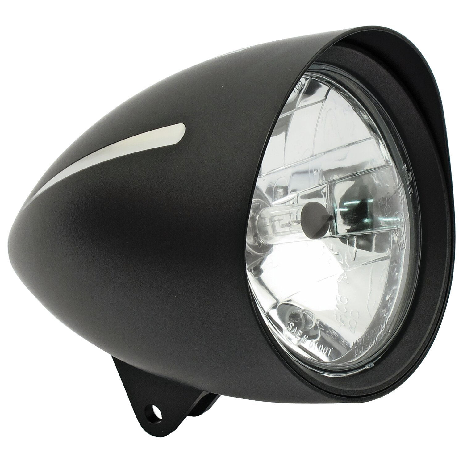 Classic I extreme 5-3/4" headlamp. with visor, Black