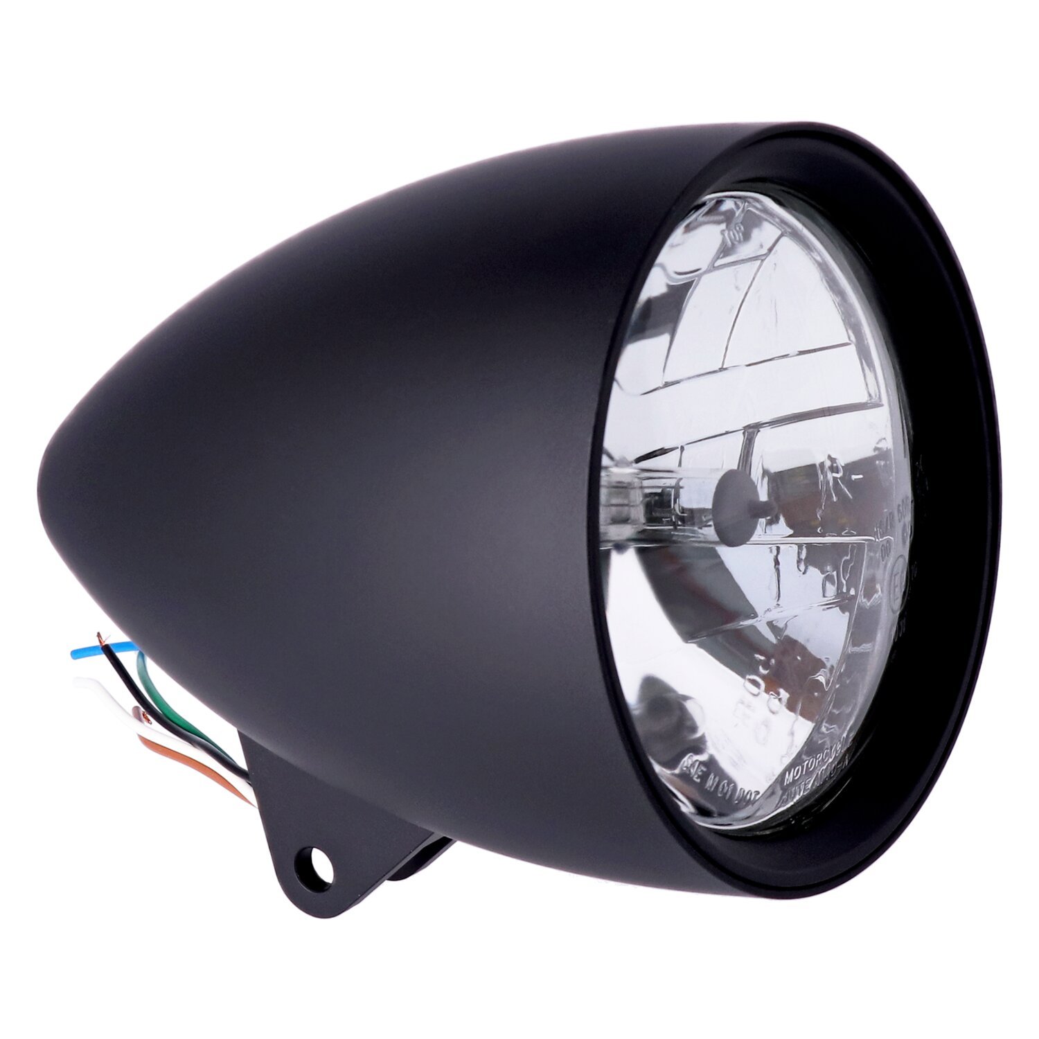 Classic I 5-3/4" headlamp. no visor, Black