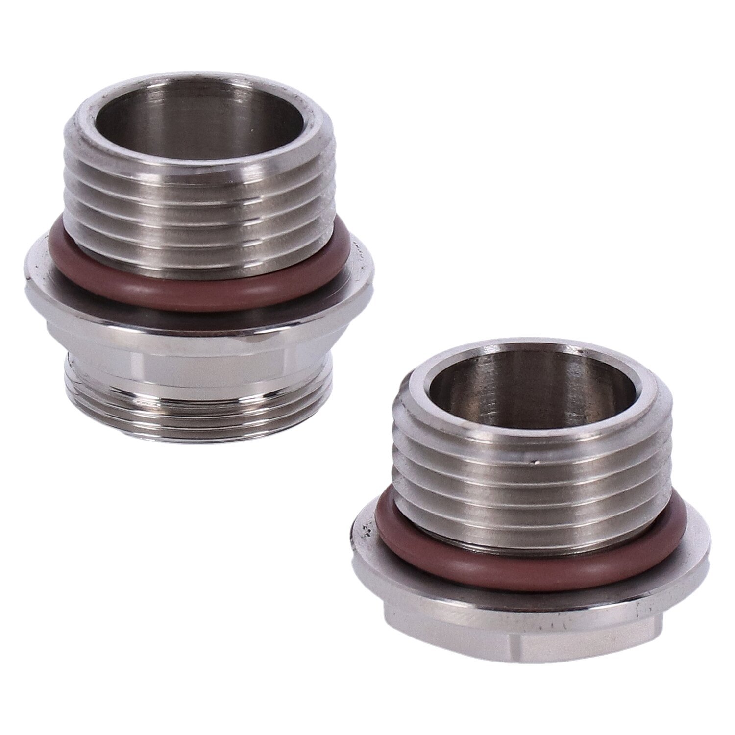 Pingel, gas tank EFI to carb adapter & plug kit, Polished