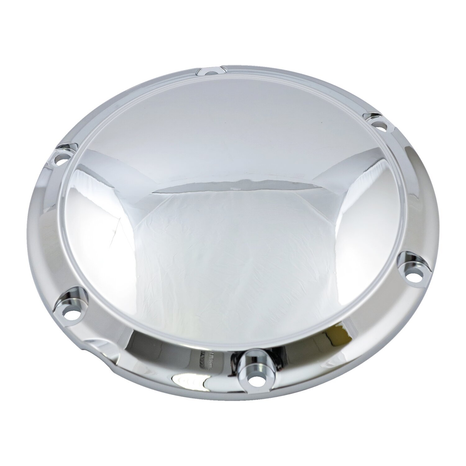 Derby cover, stepped, Chrome