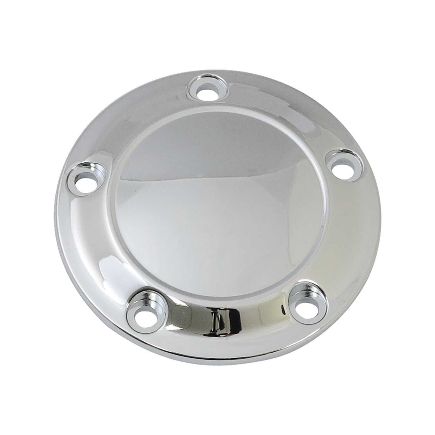 Stepped point cover 5-hole, Silver, Chrome