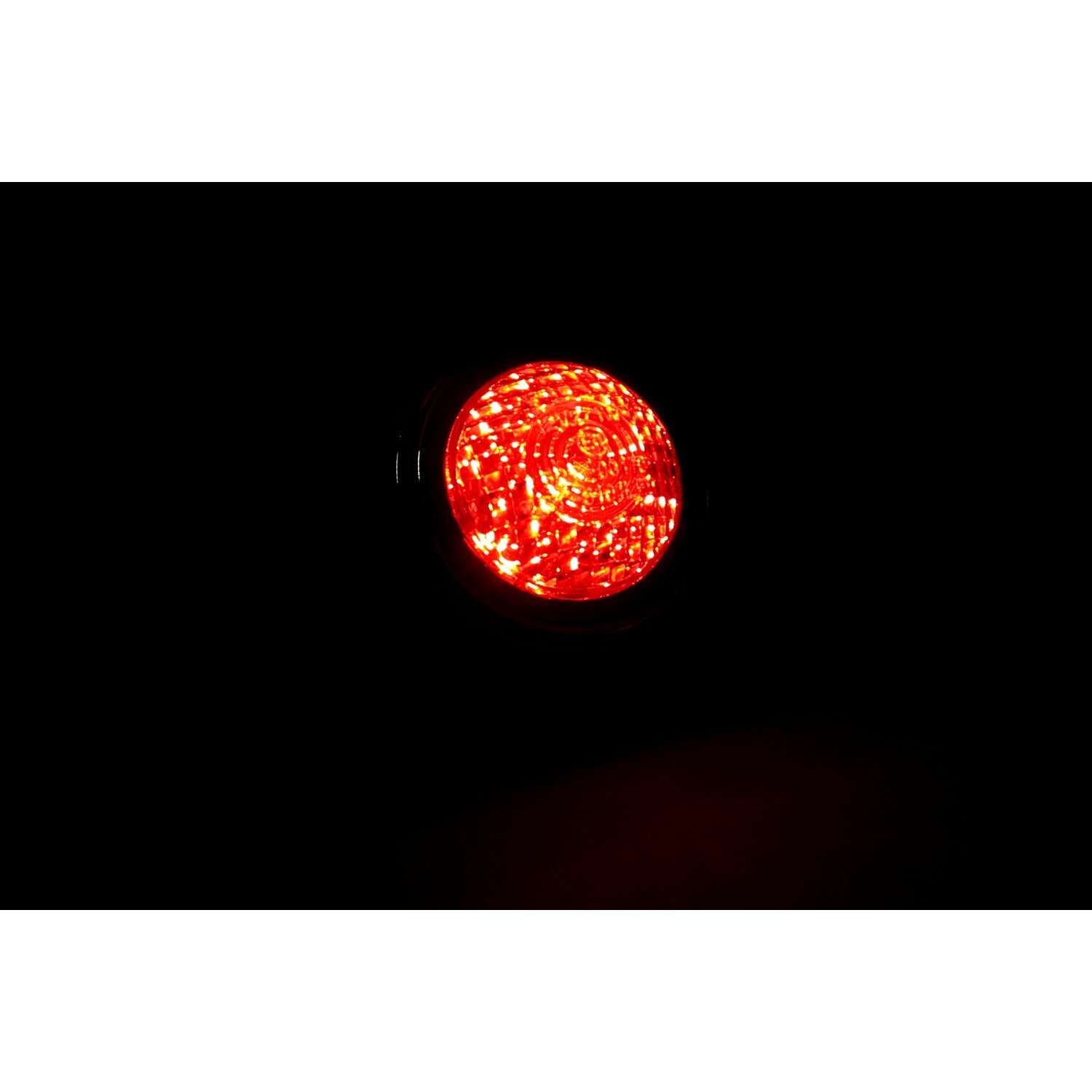Old school LED taillight, type 1. Chrome. Clear lens