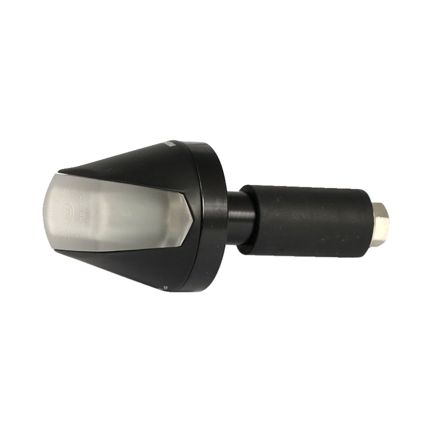 Jewel, in-bar LED turn signal. Clear lens, Black