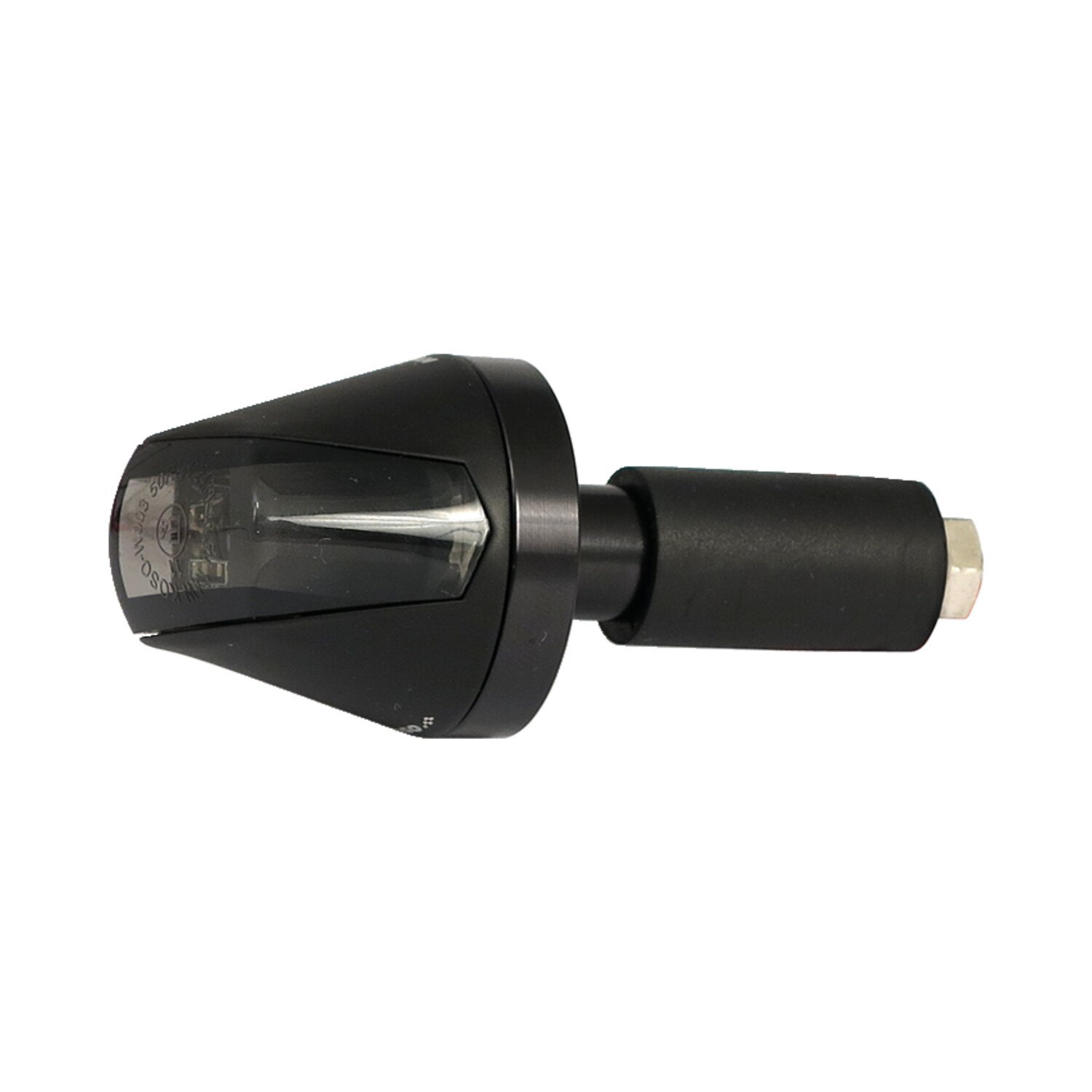 Jewel, in-bar LED turn signal. Smoke lens, Black