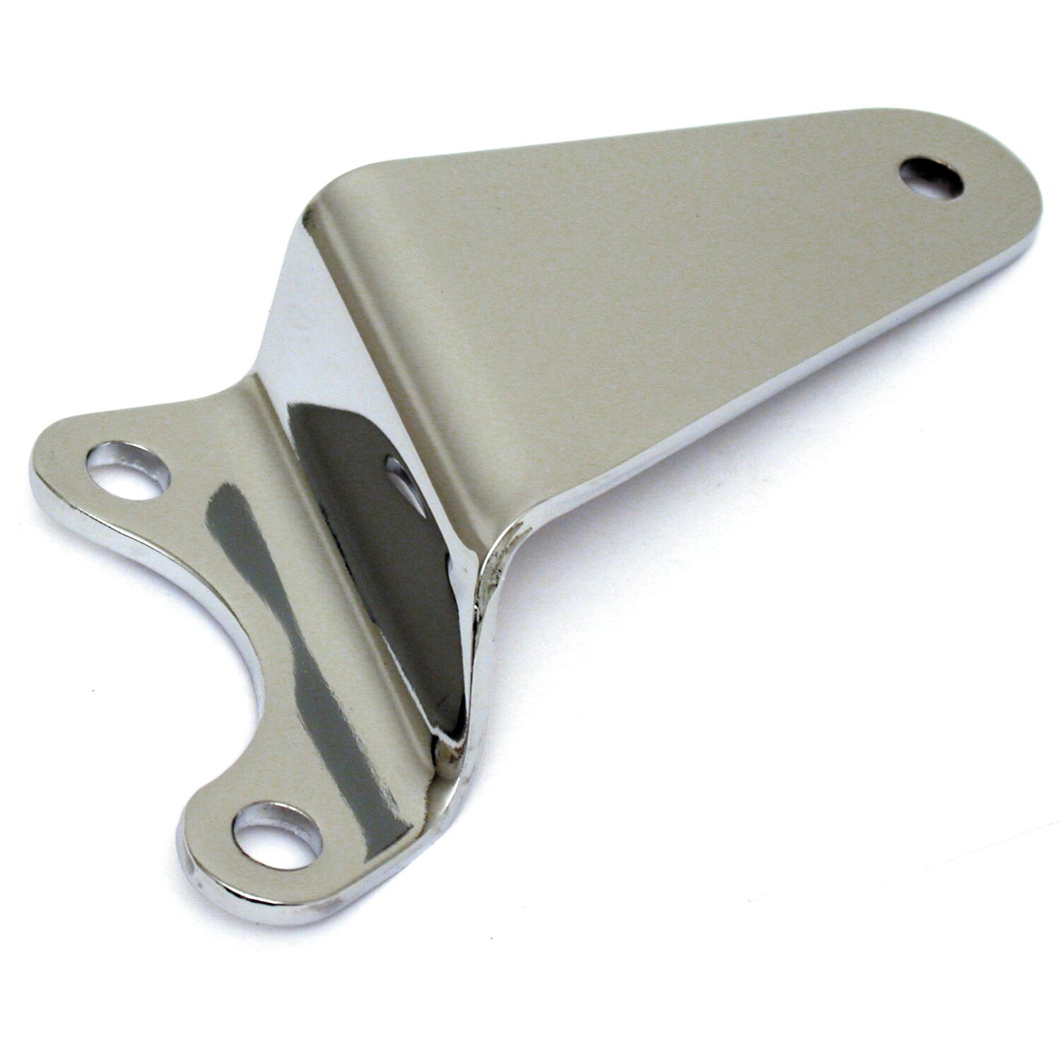 Battery carrier bracket, Silver, Chrome