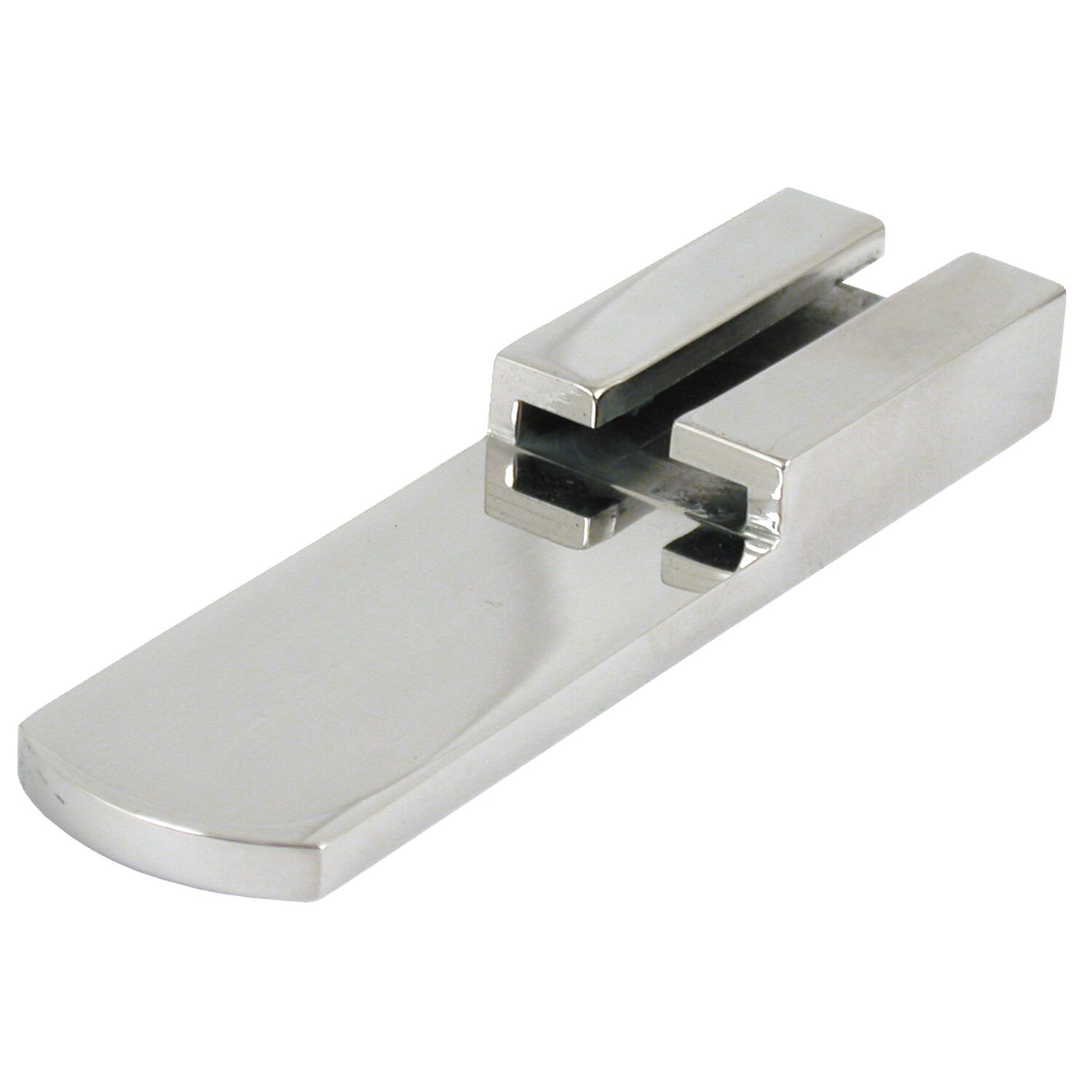 Pingel, jiffy stand extension tab. Chrome, Polished