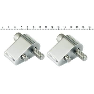 Used to offset the passenger floorboards outwards for a more comfortable seating position and to keep feet and clothing away from exhaust pipes, painted side covers, chrome primary cover and chrome derby cover